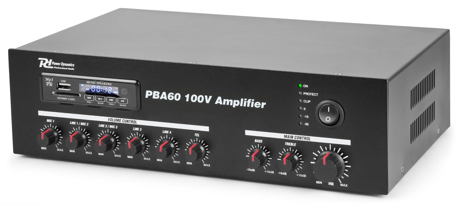 Impianto Audio Filodiffusione 8 Altoparlanti Parete Bluetooth 100Mt Cavo Microfono Casse Bianche