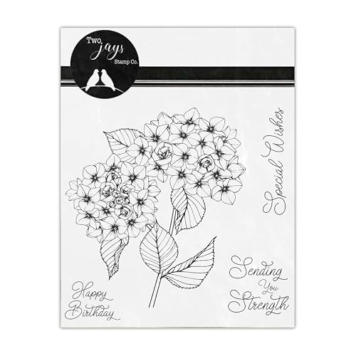 Crafts Too Two Jays Stamps - Hydrangea