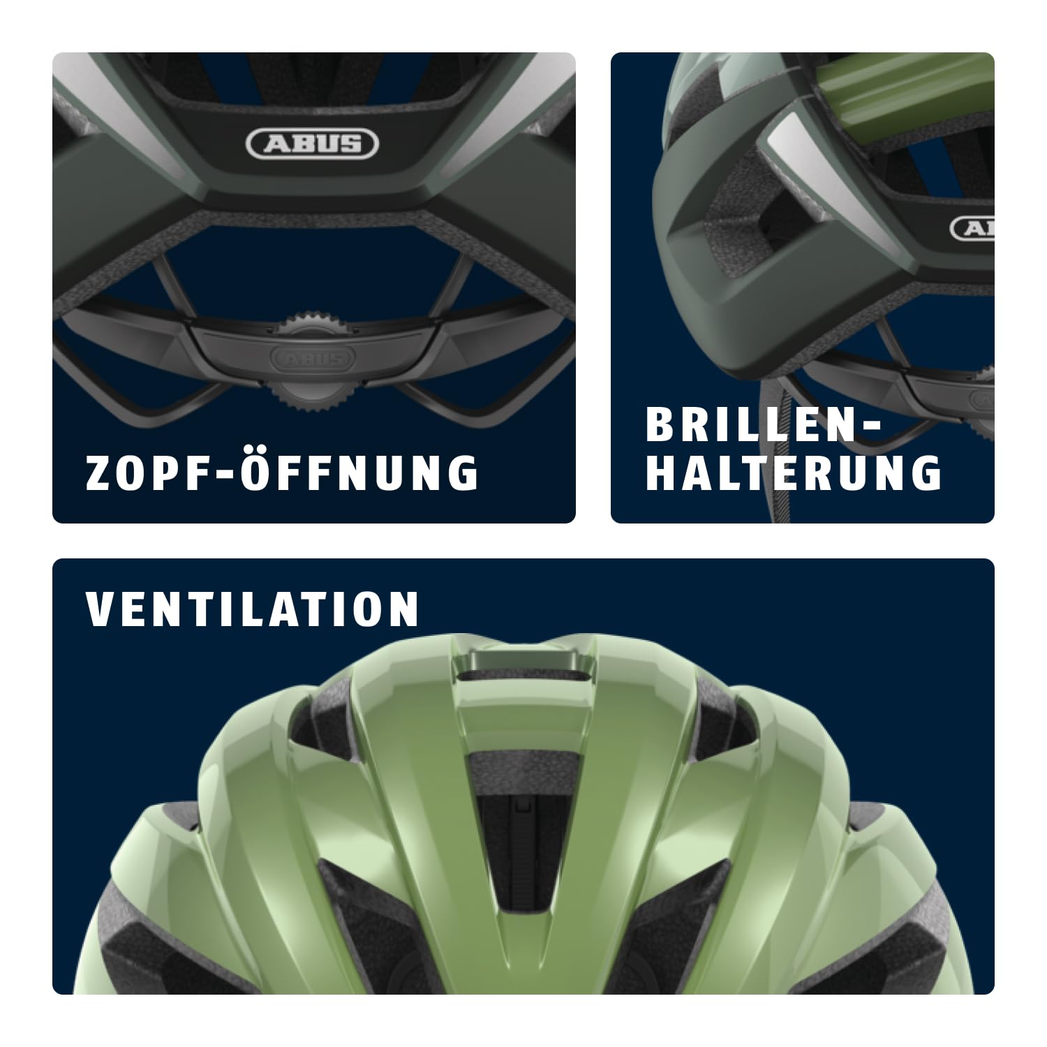 ABUS Rennradhelm StormChaser - Leichter und komfortabler Fahrradhelm für professionellen Radsport für Damen und Herren