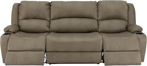 Miniatura 256 de RecPro Charles - Sofá reclinable doble de pared de 58 pulgadas, para autocaravana, con tela mejorada (color plomizo)