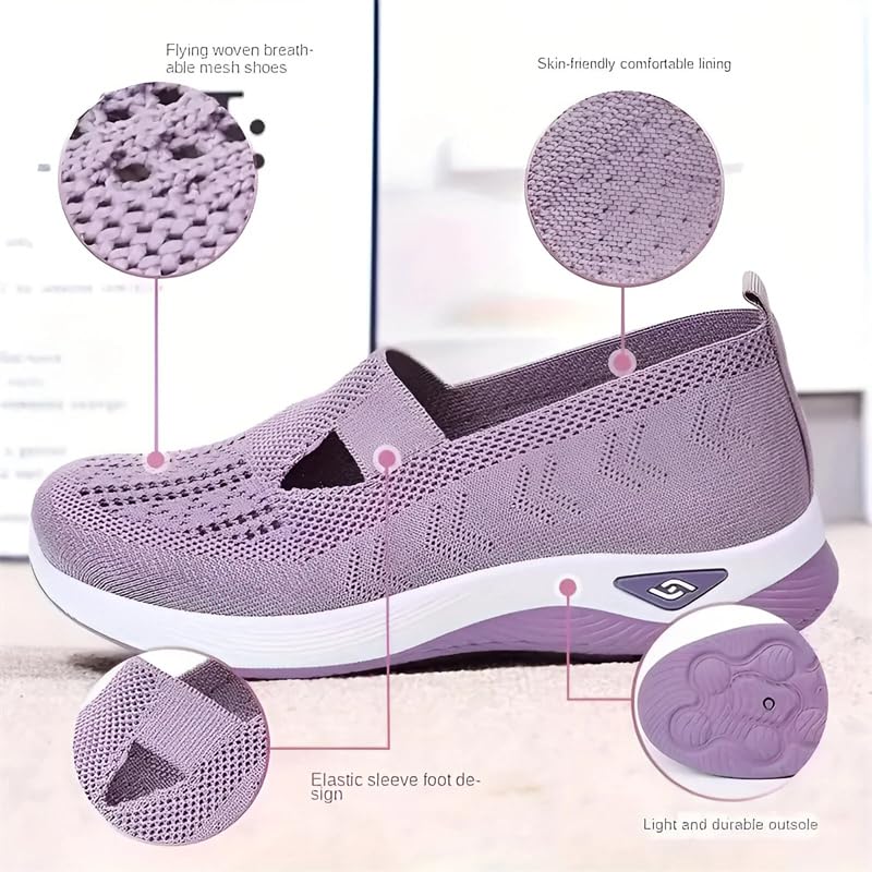 ErgoStepia™ - Baskets à Confort orthopédique pour Femme