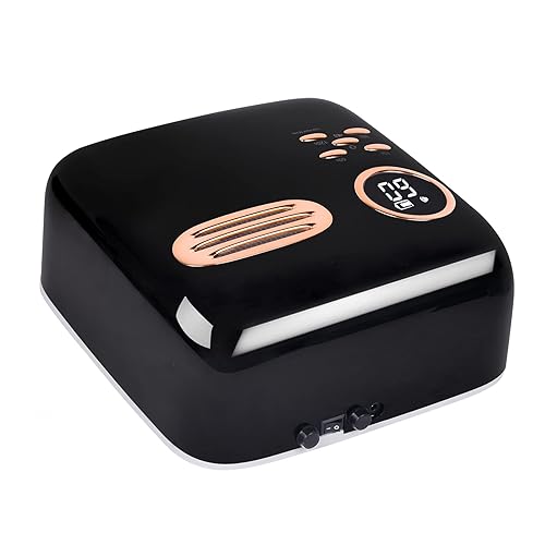 Miniatura 7 de Lámpara de uñas LED UV, luz LED inalámbrica de 72 W para uñas de gel, lámpara LED de secado de uñas de gel de 15600 mAh con 4 modos de temporizador