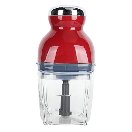 Samll Electric Meat Grinder, Electric Small Easy to Use Food Processor Electric for Meat Vegetable Onion and Fruits