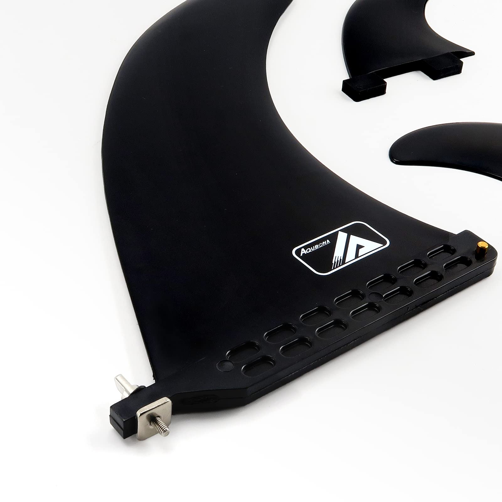 AQUBONA Aleta de surf 9"/8"/7.5" - Nylon reforzado con fibra de vidrio - Aleta central para tabla de surf SUP