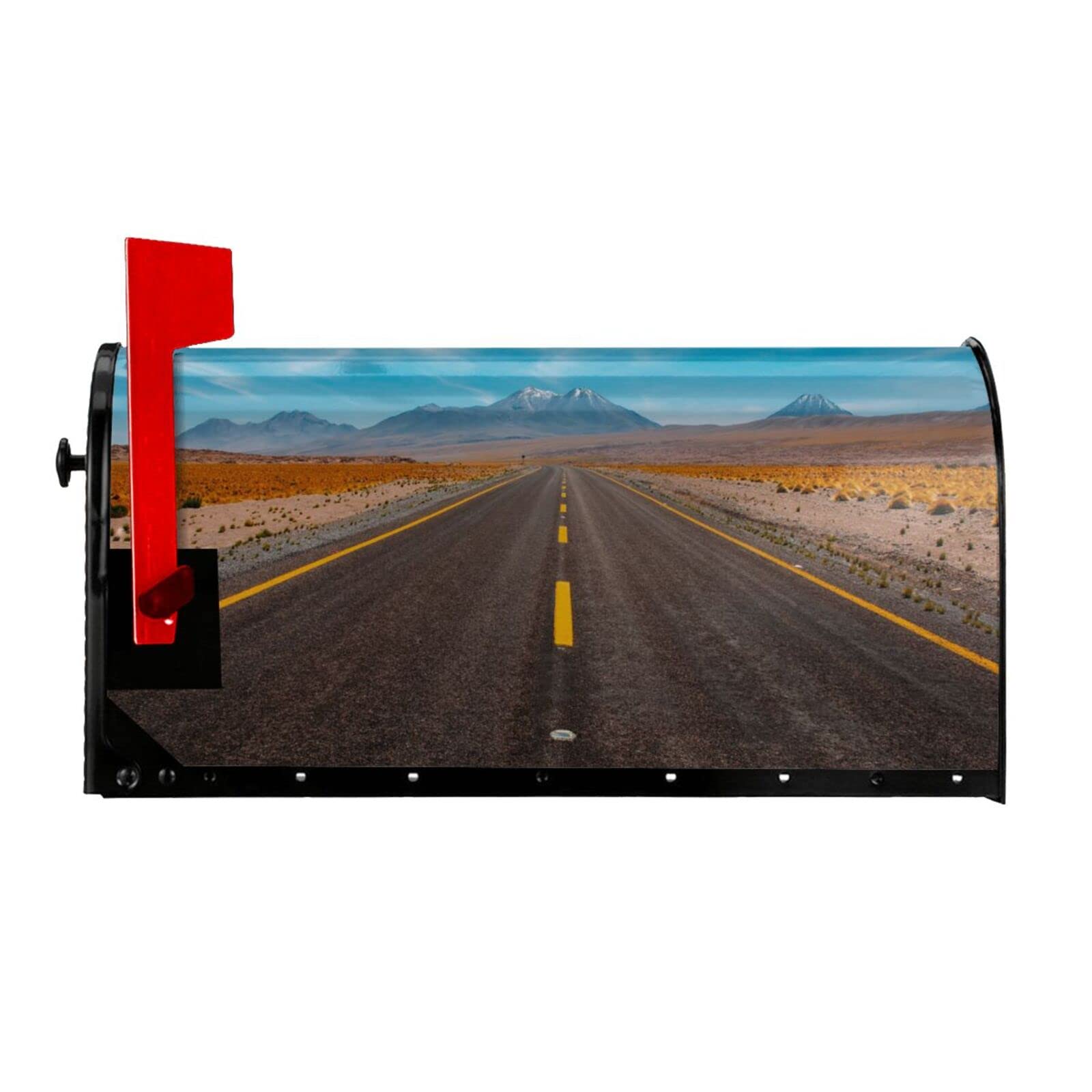 Couverture magnétique pour boîte aux lettres décor désert habillage aimanté 45,7 x 53,3 cm