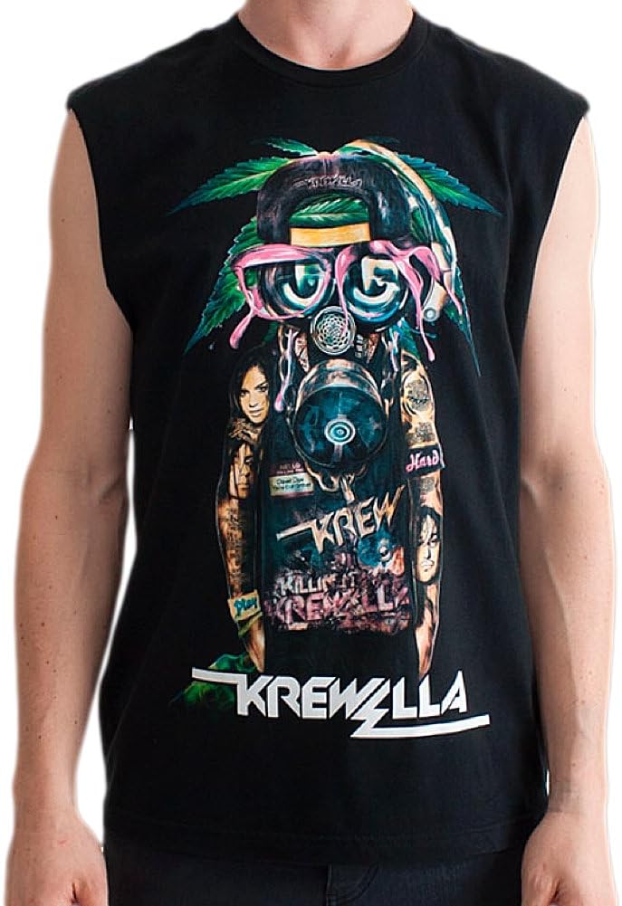 Adult Krewella Gasmask Sleeveless Tee
