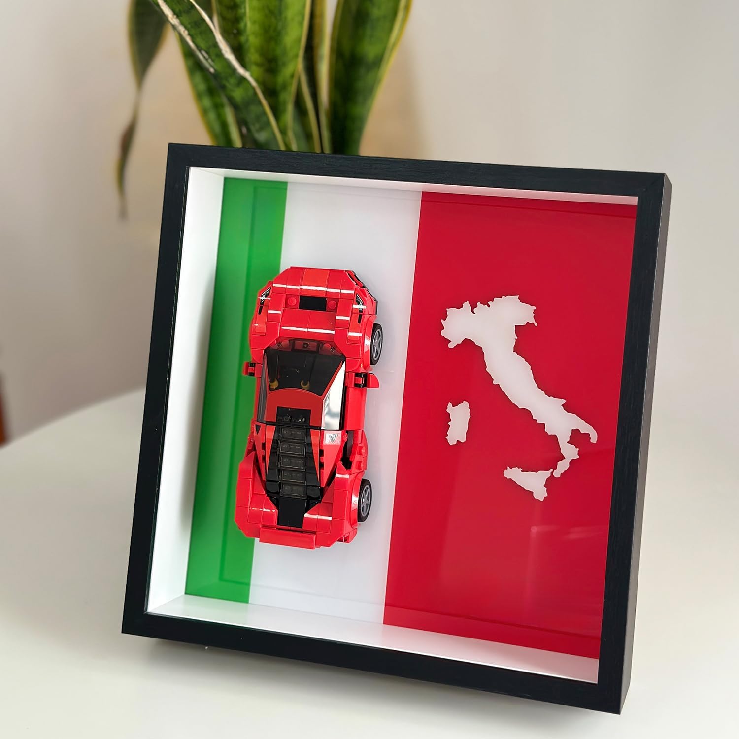 iLuane Display Wallboard for Champions 76895 Toy Cars Building Set, Adult Collectibles Wall Mount, Home or Office Décor (No Car Included)