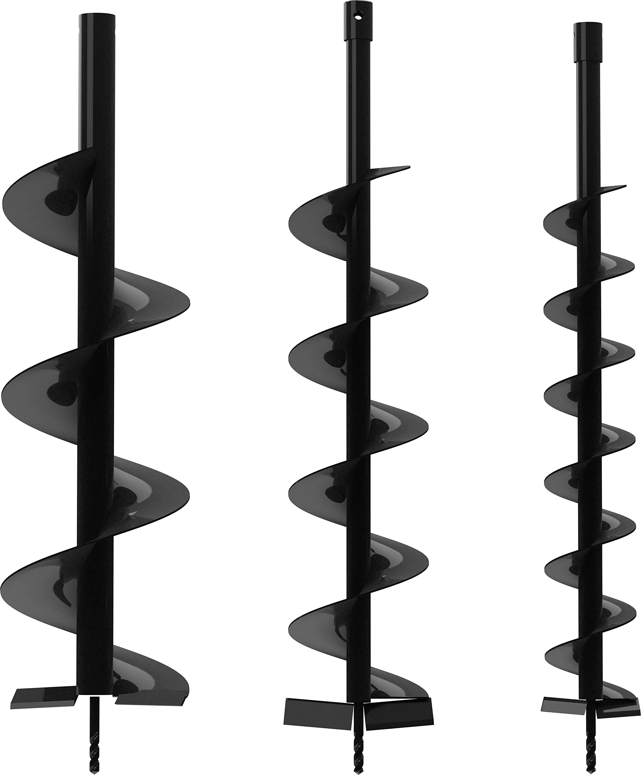 Güde Taladro de tierra de motor GE 2200 (motor de gasolina de 2 tiempos 2,2/3 (kW/PS), 52 cm³, 7500 1/min, diámetro de la broca: 100/150/200 mm, controles en el mango, bomba de cebado, función fiable