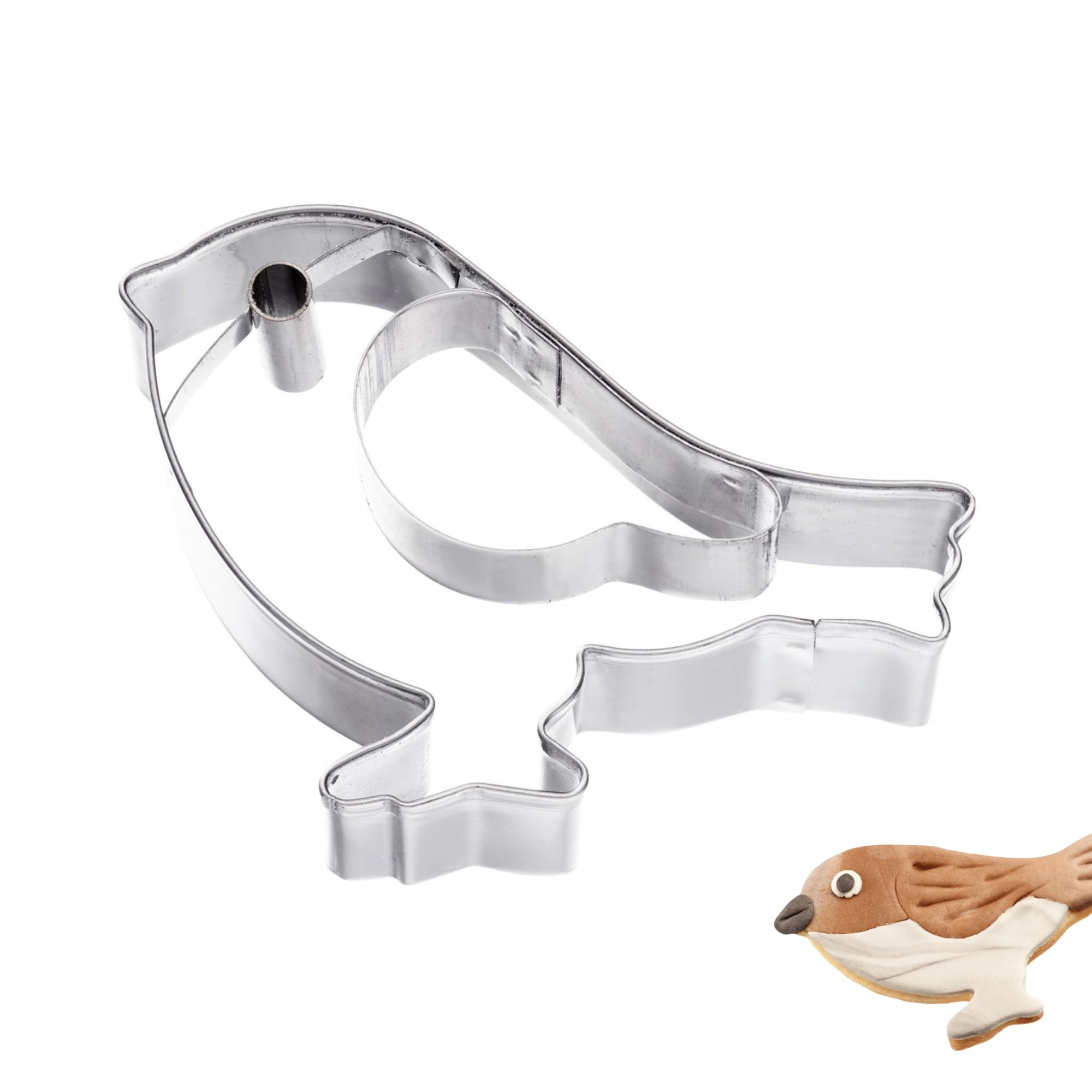 Westmark Sparrow Cookie Cutter - Stainless Steel Cookie Cutter - Precise Cutter for Cookies, Dough & More - Easter & Christmas Cookie Cutters, 8 cm