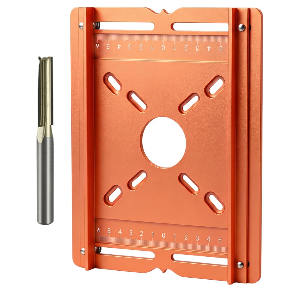 Precision Wood Router Slotting Guide Aluminum Bracket, 2027 New Dual Scale Router Guide, Portable Woodworking Fence Guide for Grooving And Trimming, Workshop Use, Woodworkers，With attachment