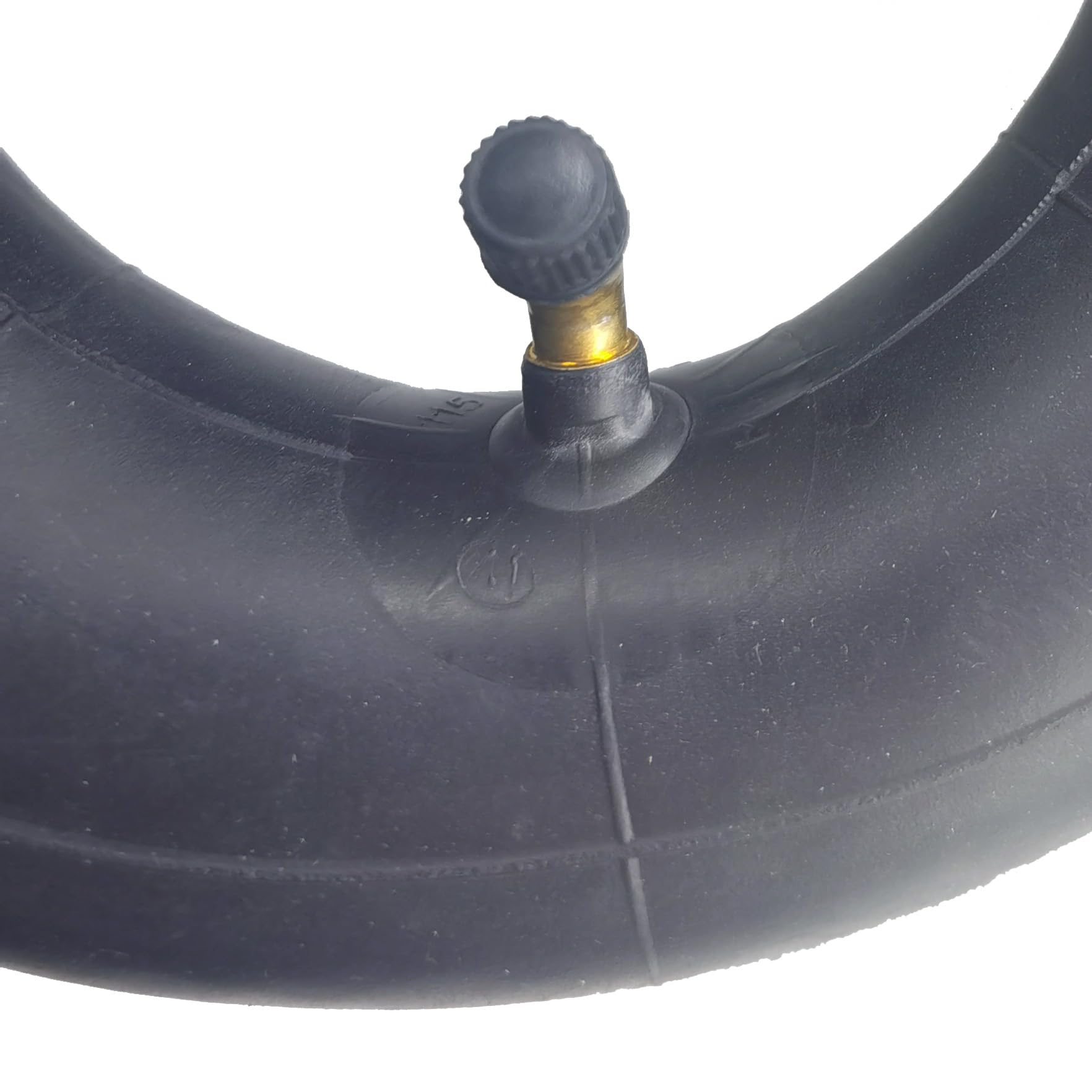 2 pezzi tubo per carriola 4.00-8 con valvola angolare TR-87, ricambio per ruota per carriola, tosaerba, carrello a mano