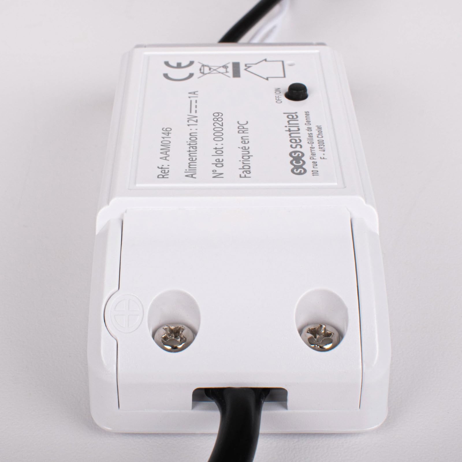 SCS Sentinel, AAM0146, Module Récepteur Connecté Wi-Fi pour Motorisation de Portail, 12V DC non fournie - câble 5 m, Commande à distance, Compatible multi-marque, Contrôle vocal, WifiGate