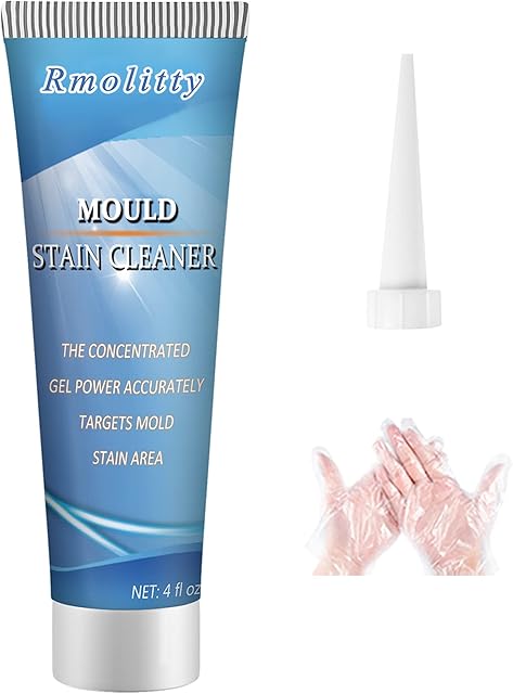 Mould Cleaner Gel, Deep Mould Remover Gel, Powerful Black Mould Remover, Household Mould Removal Gel For Kitchen Bathroom Tile Stains Sink (4fl oz)
