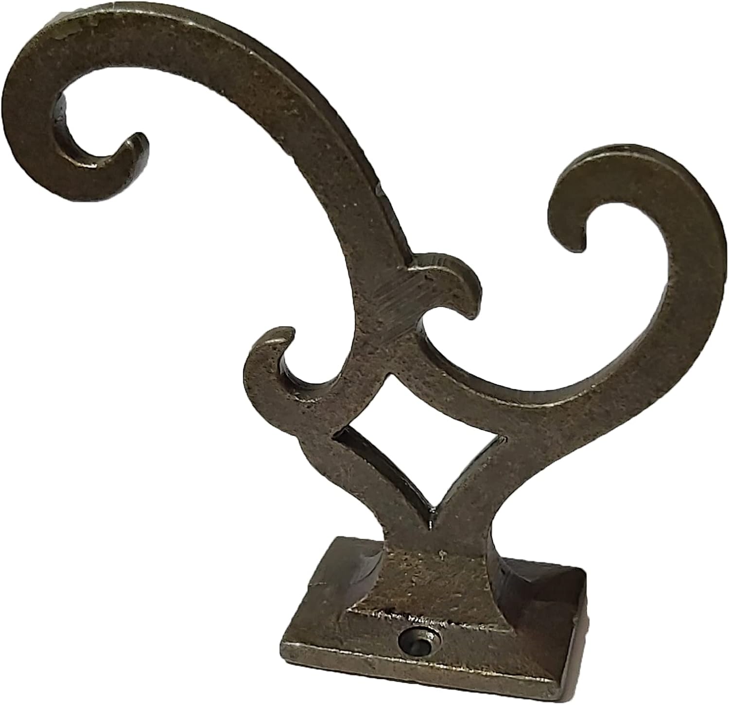 PARIJAT HANDICRAFT 5-inches Metal Wall Mounted Single Hook Hanger
