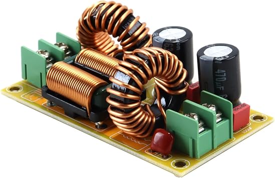 Qury 20A DC50V Power Filter, For EMI Electromagnetic Interference Filter, Vehicle Noise for Auto Car(20A)