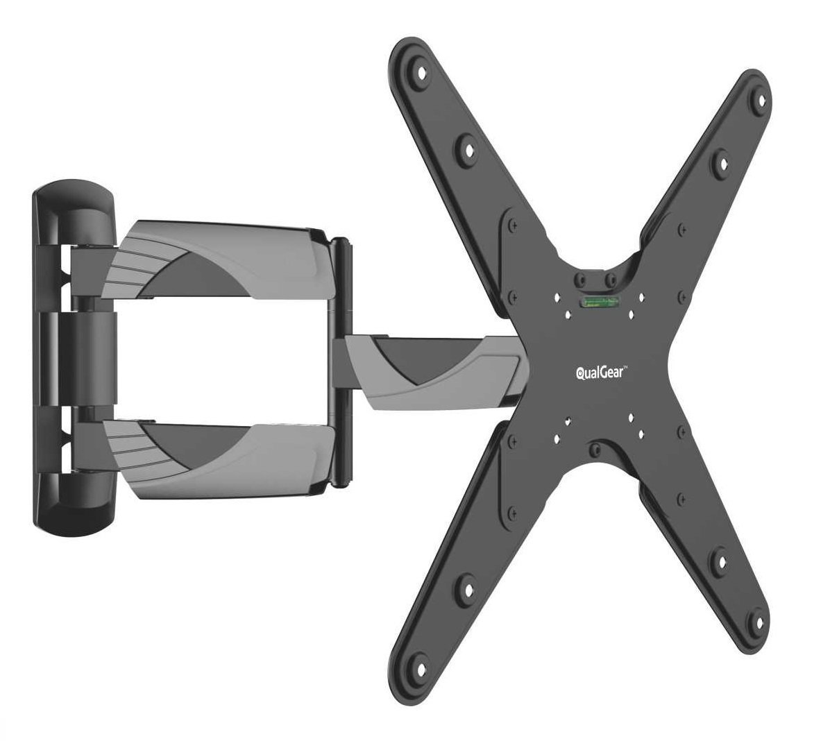 QualGear qg-tm-001 37-Inch a Pulgadas Universal Ultra Fino Perfil bajo Estilo Cuerda de Alambre para Colgar Cuadros – Soporte de Pared para televisores LED, Acero Inoxidable