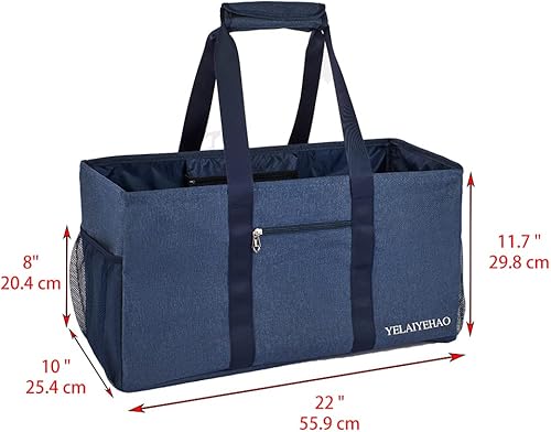 Miniatura 2 de YELAIYEHAO 2 bolsas grandes de utilidad, bolsa plegable