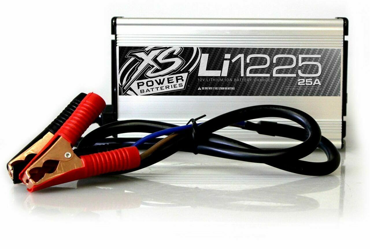 XS Power Li1225 12 Volt, 25 AMP Lithium Ion Car Battery Charger