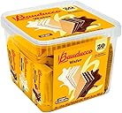 Bauducco Chocolate & Vanilla Wafer Cookies - Convenient Single Serve Wafer Cookies With 3 Layers of Cream - Delicious Sweet Snack on the go or Dessert 28.2oz (Pack of 20)