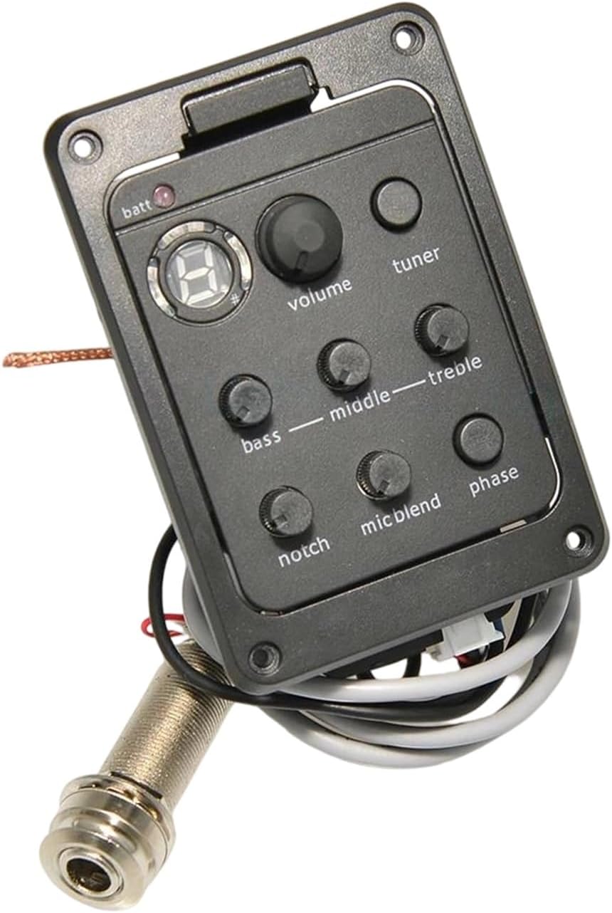Acoustic Guitar Pickups Professional Four Band Equalizer Tuner For Acoustic Guitar Pickups(4)