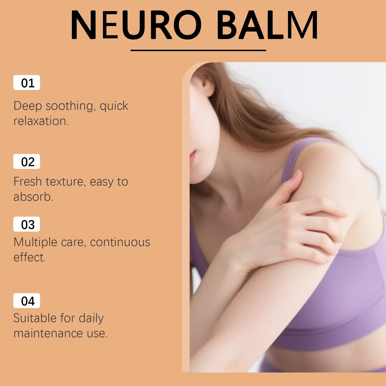 Baume apaisant pour les nerfs Crème apaisante pour douleurs neuropathiques