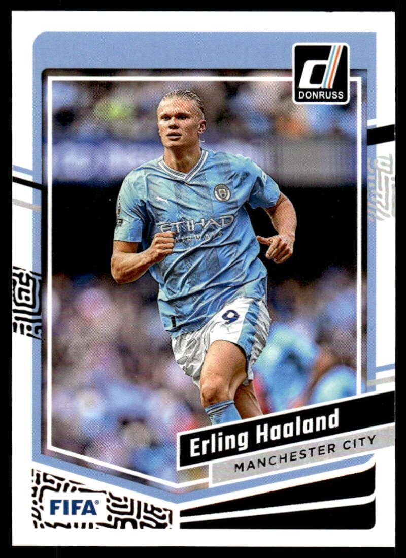 2023-24 Donruss #89 Erling Haaland Manchester City Official FIFA Soccer Card Thumbnail