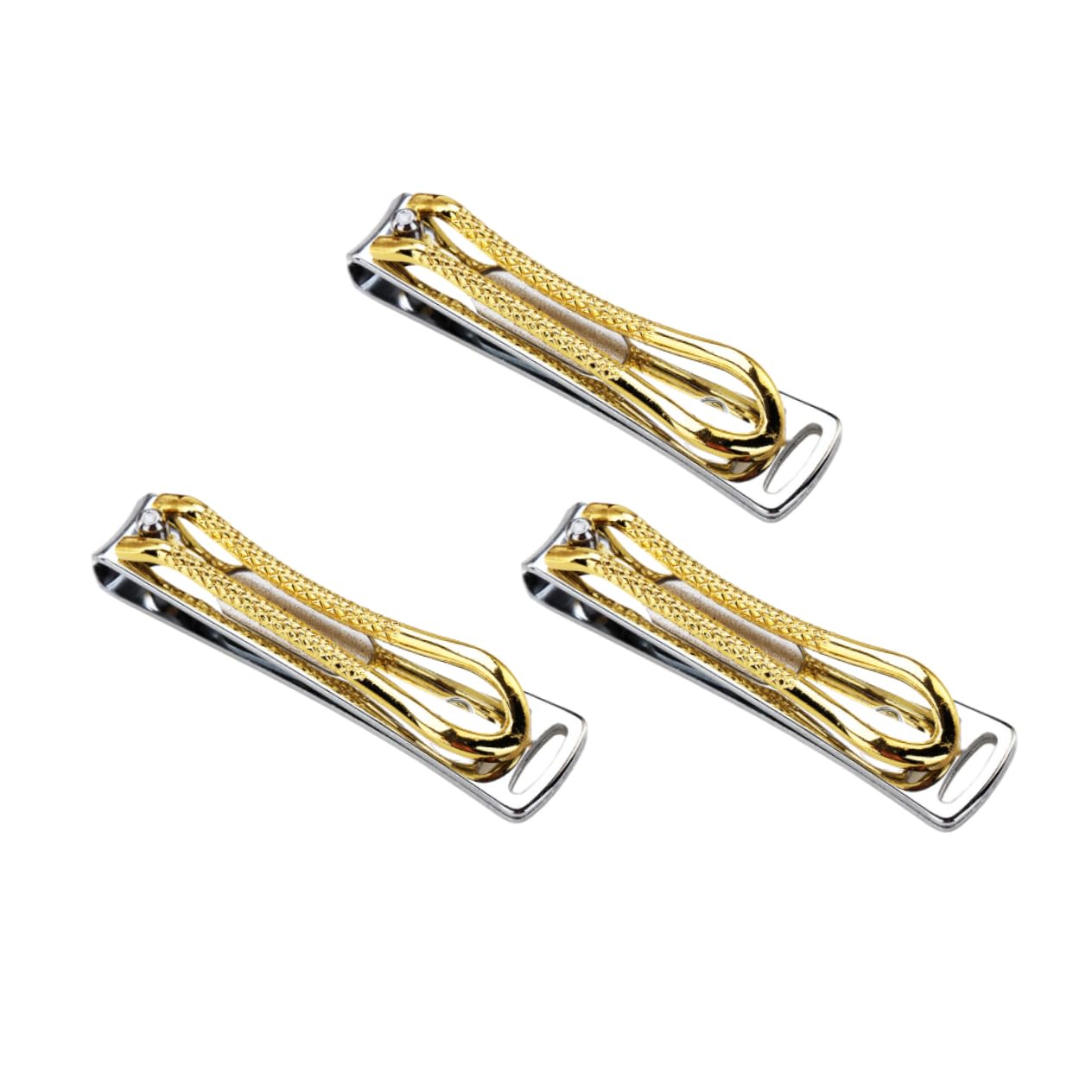 FOMIYES3pcs Slant Edge Nail Cutter Slant Edge Toenail Clippers Nail Cutters for Thick Nails Nail Cutter with File Nail Nippers Professional Nail Trimmer Metal Daily Necessities