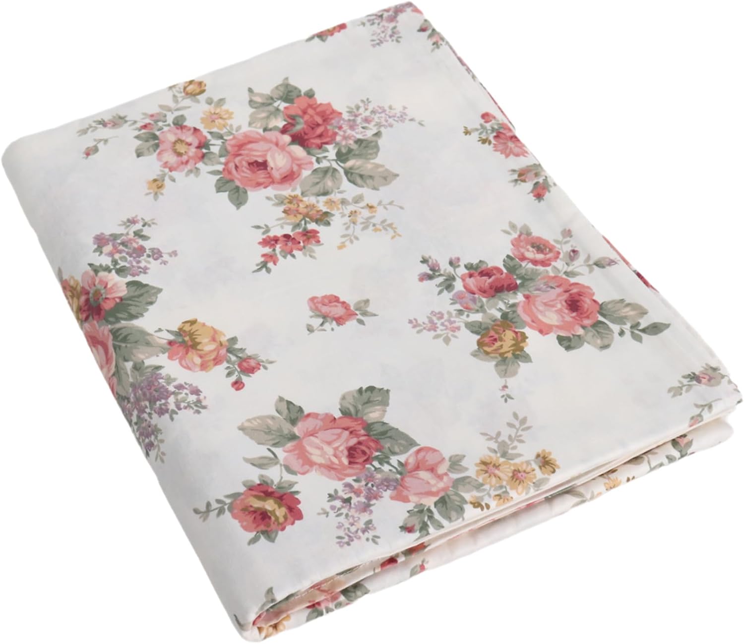Cotton Flat Bed Sheets Queen Size Hotel Quality Ultra Soft Flat Sheet Flower Printed Luxury Top Sheet Machine Wash