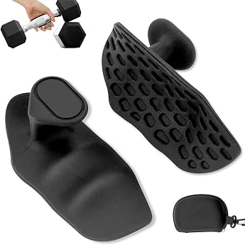 Deqona Powergrips Gym Grips Non-Slip Fitness Grip Pads Made of Silicone Gym Grips for Weightlifting Gloves Men Women Gym Accessories Lifting Straps Grip Pads Grip