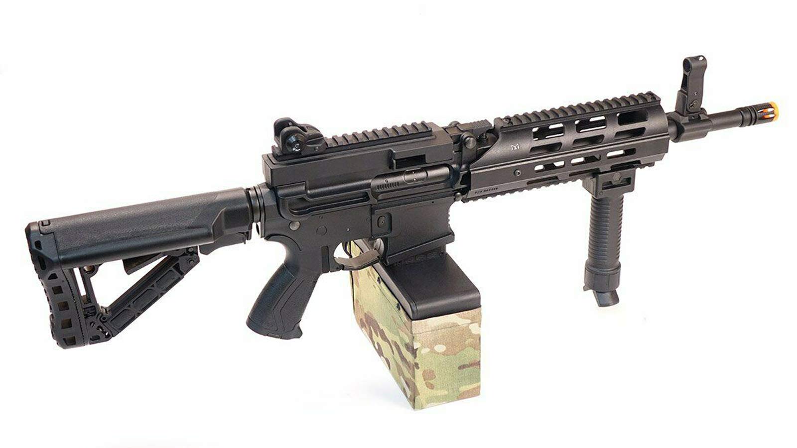 交渉中 G&G CM16 LMG 動作問題無し、箱、取説有り