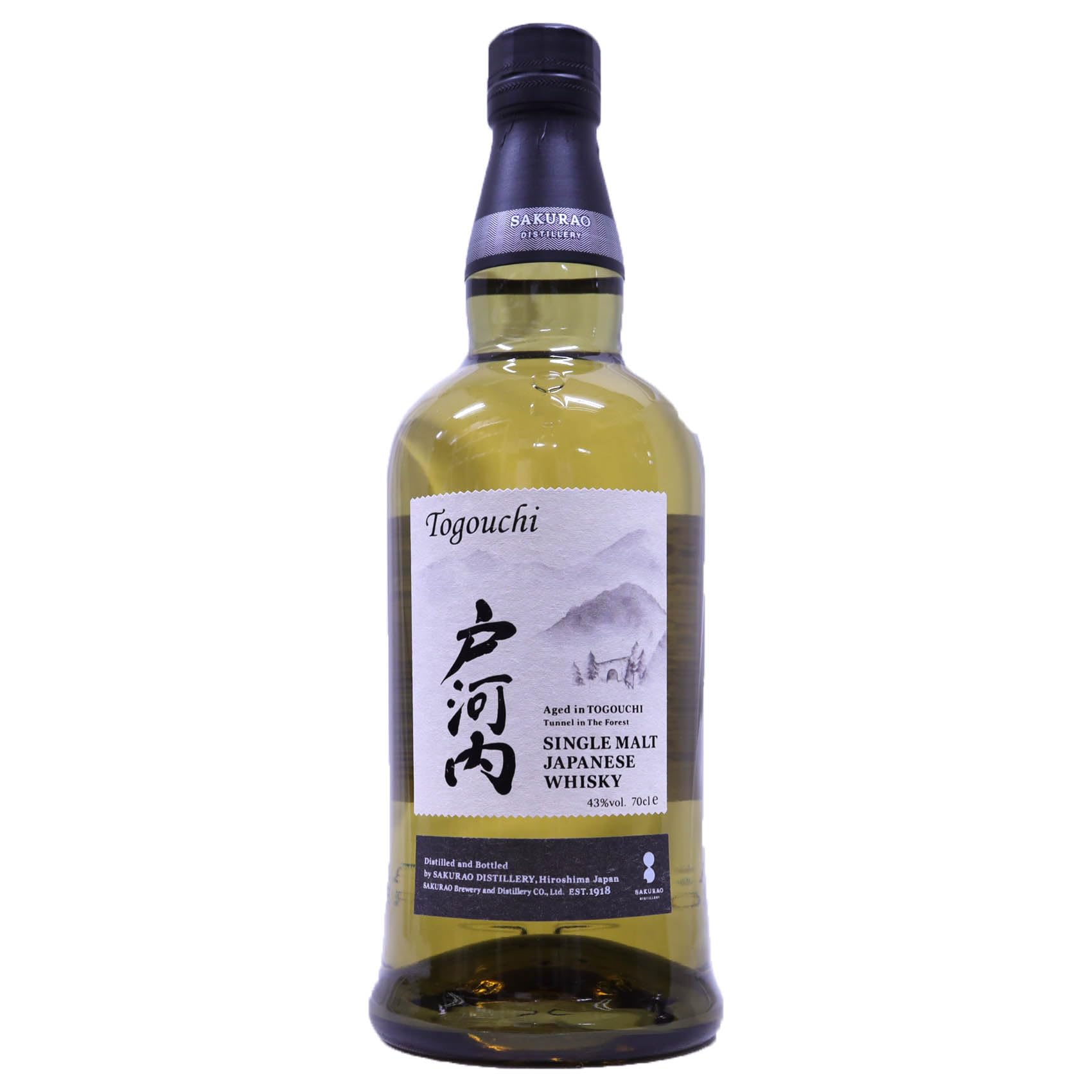 Amazon.co.jp: Togouchi Single Malt, 13.6 °F (43 °C), 23.7 fl oz
