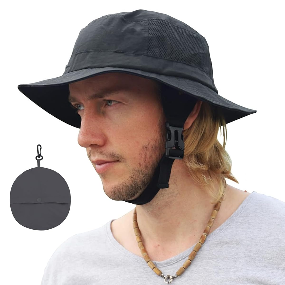 Gustave Sun Bucket Hat UPF 50 Breathable Mesh Quick-Dry Packable Surfing