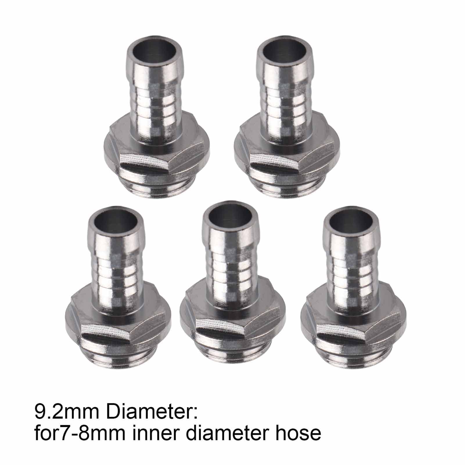 Pc Water Cooling Barb Fitting Two-Touch Fitting G1/4 Thread Hosepagoda Connector Pagoda Connector Pipe Fittings Industrial Plumb - View #5