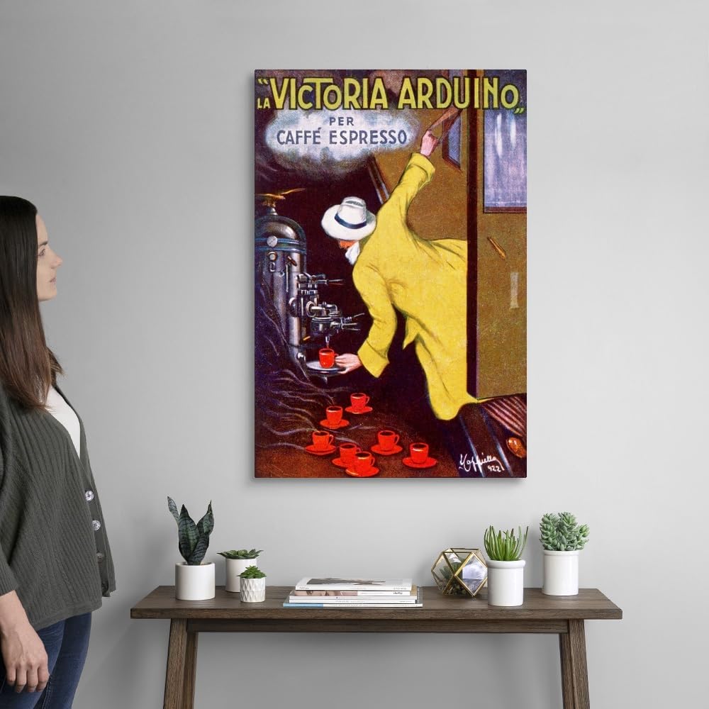 Amazon.com: CANVAS ON DEMAND La Victoria Arduino, Per Caffe