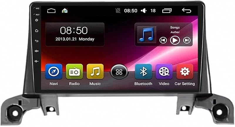 Touchscreen Auto Navigator Navigation für Peugeot 5008 2017-2020 Carplay Bildschirm für Apple/Android Auto/Airplay/Mirror Link, Wireless Touchscreen, 4 Kern 4G+64G