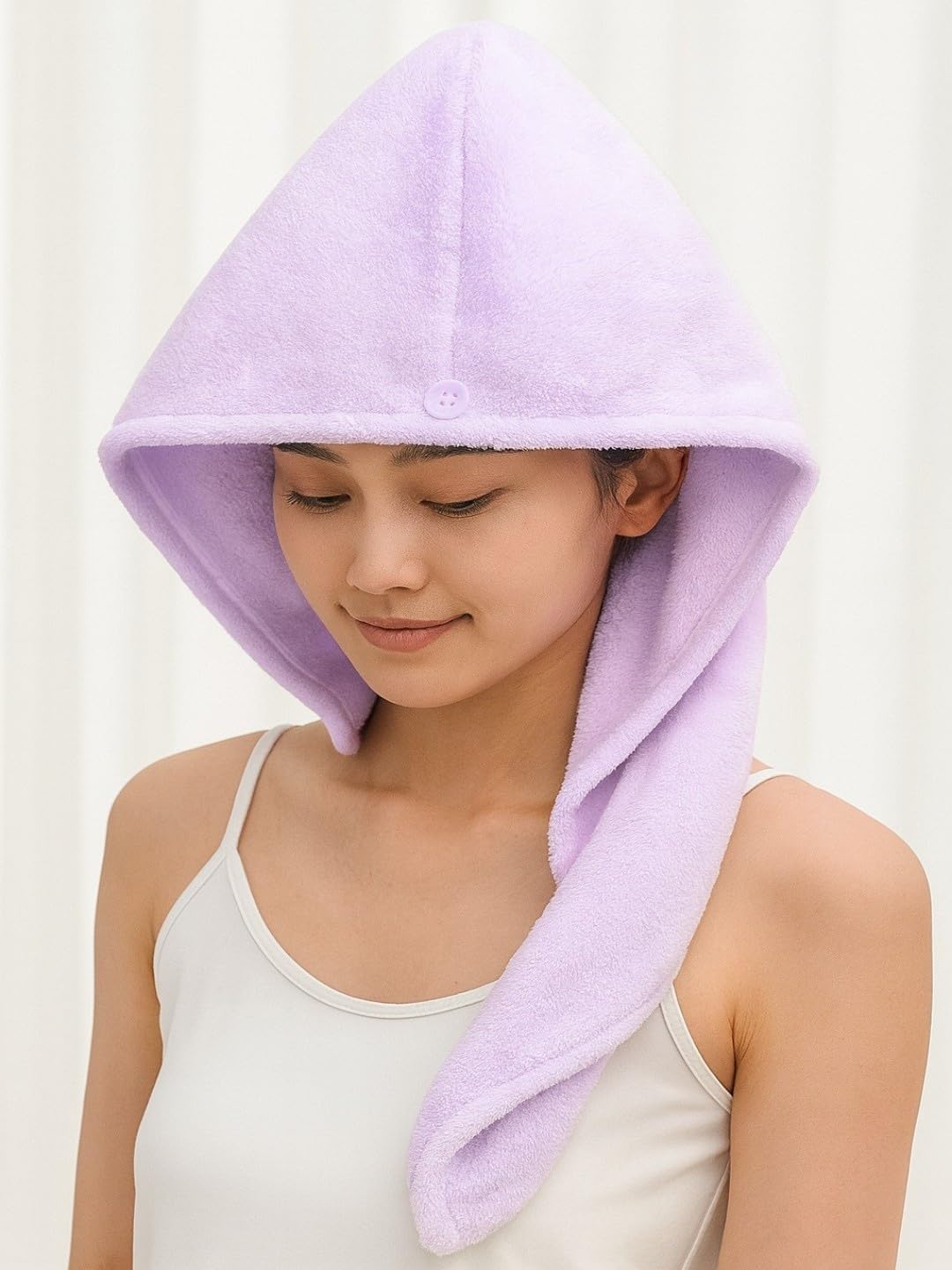 Peach Microfiber Bath Towel - Ultra Soft & Absorbent -17