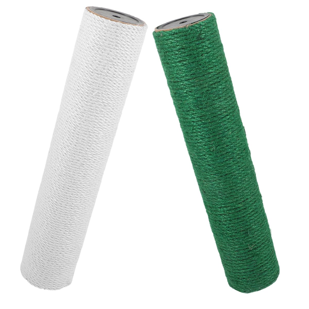 2 Piezas de Poste Rascador de Repuesto para Gatos Cuerda de Yute Resistente y Estructura Recta, Adecuado para Recambio en Rascadores de Suelo y Muebles para Gatos