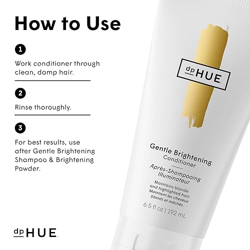 Miniatura 5 de dpHUE Acondicionador iluminador suave – 6.5 oz – Acondiciona mientras aumenta el brillo y el brillo – Aroma fresco y floral – Color seguro, vegano,