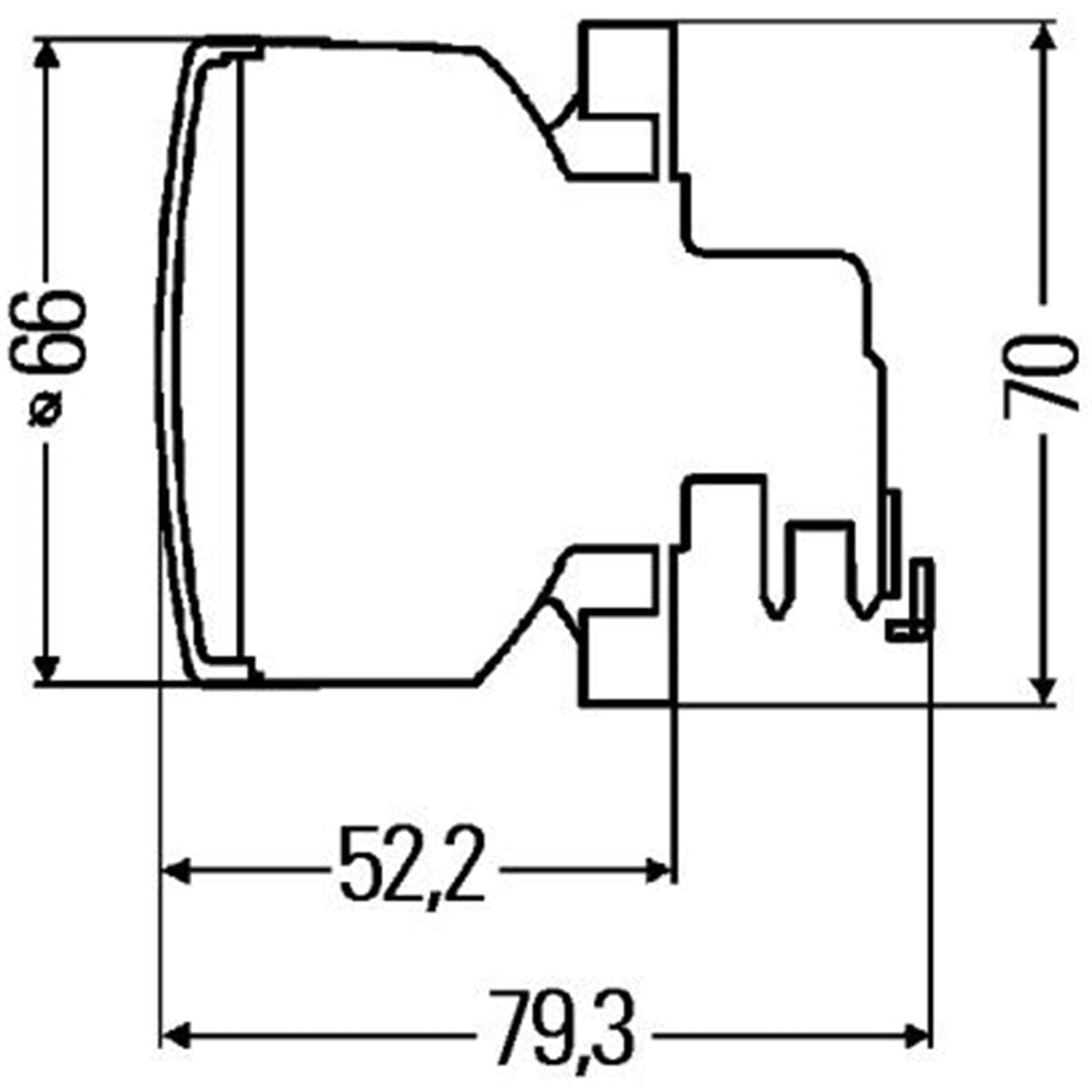 Hella Piloto intermitente - Halógena - 12V - Montaje/Conexión roscada - Color de tulipa: gris - izquierda/derecha/posterior - Cant.: 1 - 2BA 009 001-001, trasera/izquierda/derecha
