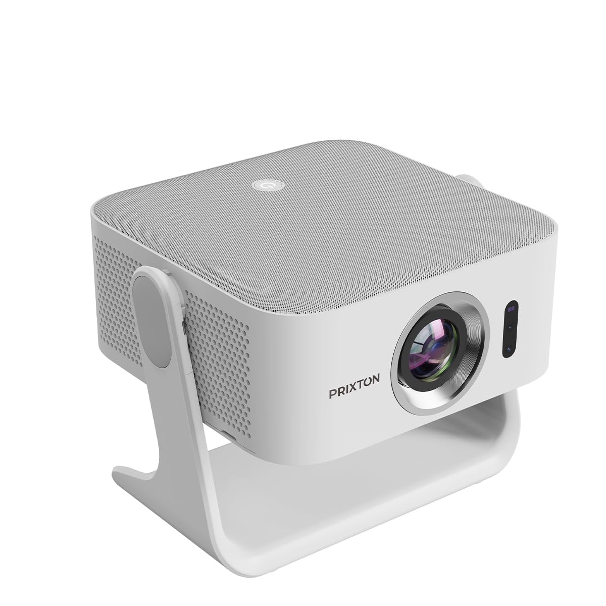PRIXTON Proyector portátil con WiFi Renoir, 7.000 lúmenes, 280 ANSI lúmenes, Altavoces Integrados (2 x 5 W), Resolución Full HD 1080p LED, Mando a Distancia, 40” a 120”, Conexión HDMI/USB/AC IN