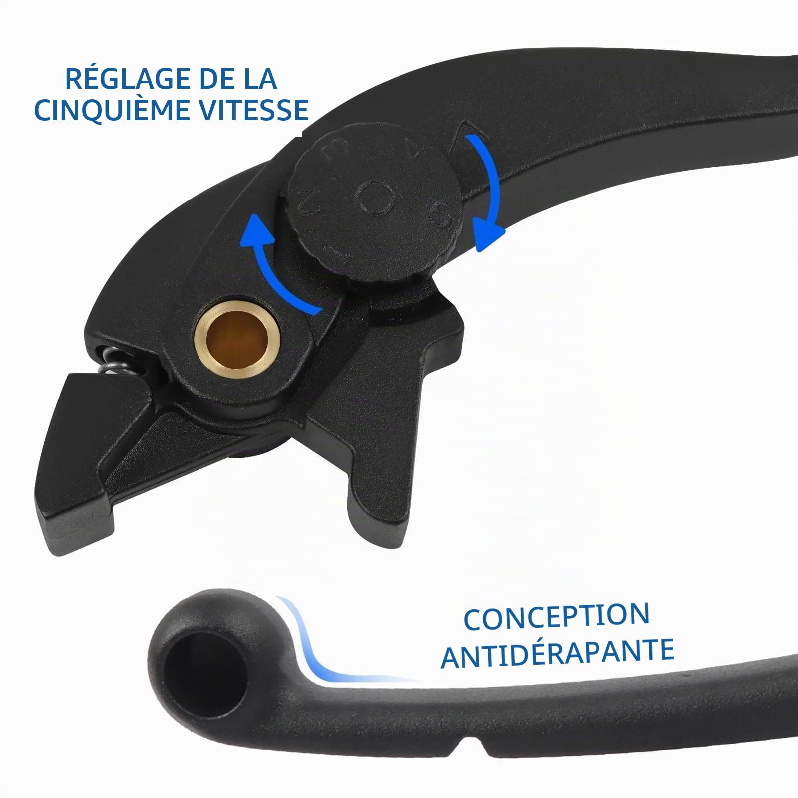 Levier Frein Poignées Pour BMW Pour F850GS Pour F750GS Pour F900 R XR 2018-2023 2024 Pour F 750GS 850GS Pour F800GS Pour F900 R/XR Leviers Frein D'embrayage Réglables Moto Frein Levier D'embrayage(A S