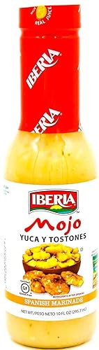 Iberia Mojo para yuca y tostones 10 onzas, adobo español, disfruta con Iberia plátano chips y tostones.