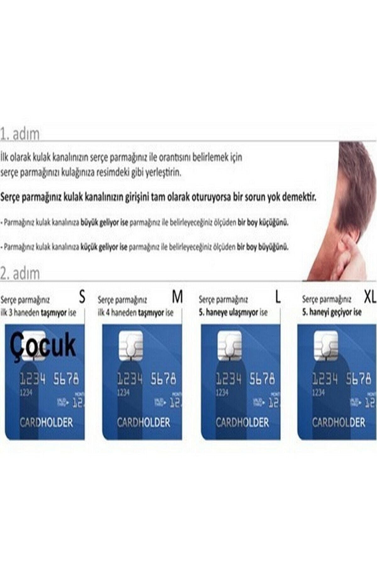 Otifleks 2'li Duş Kulak Tıkacı Mavi L