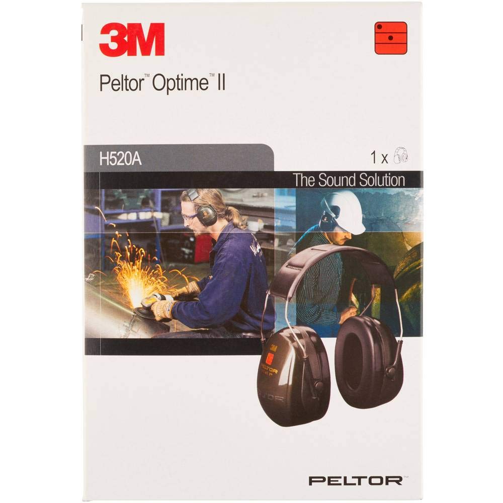 3M Peltor Unisex Gehörschutz Optime II Kapseln, Grün, Einheitsgröße, H520A-407-GQ