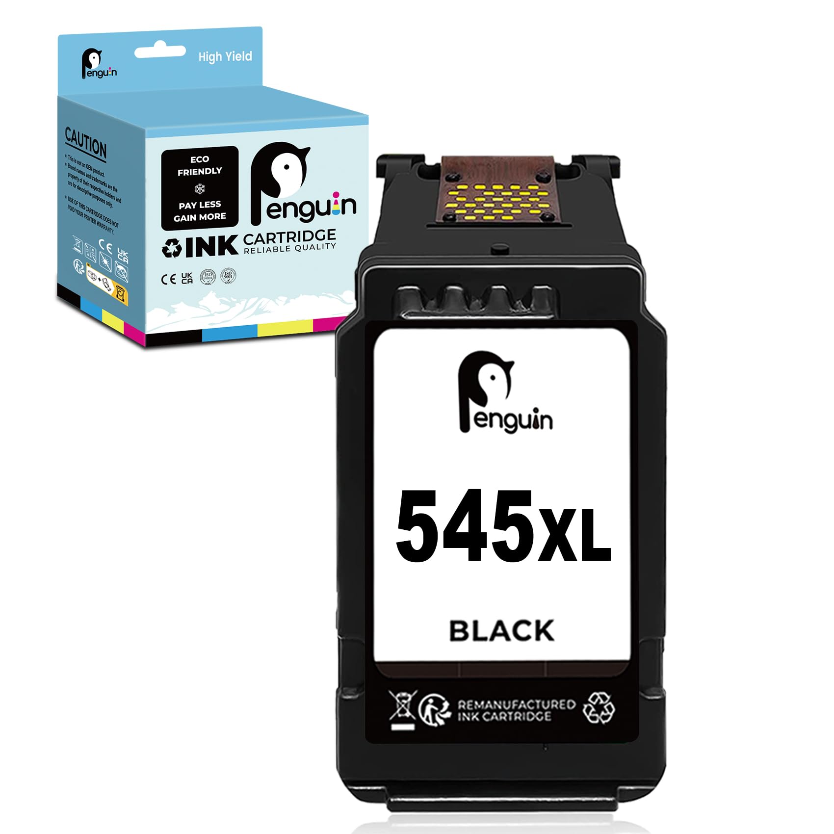 Ersatz-Tintenpatrone Für Canon PG-545XL – 1 Schwarz, XL-Ergiebigkeit Bis 400 Seiten – Kompatibel Mit Vielen Druckermodellen