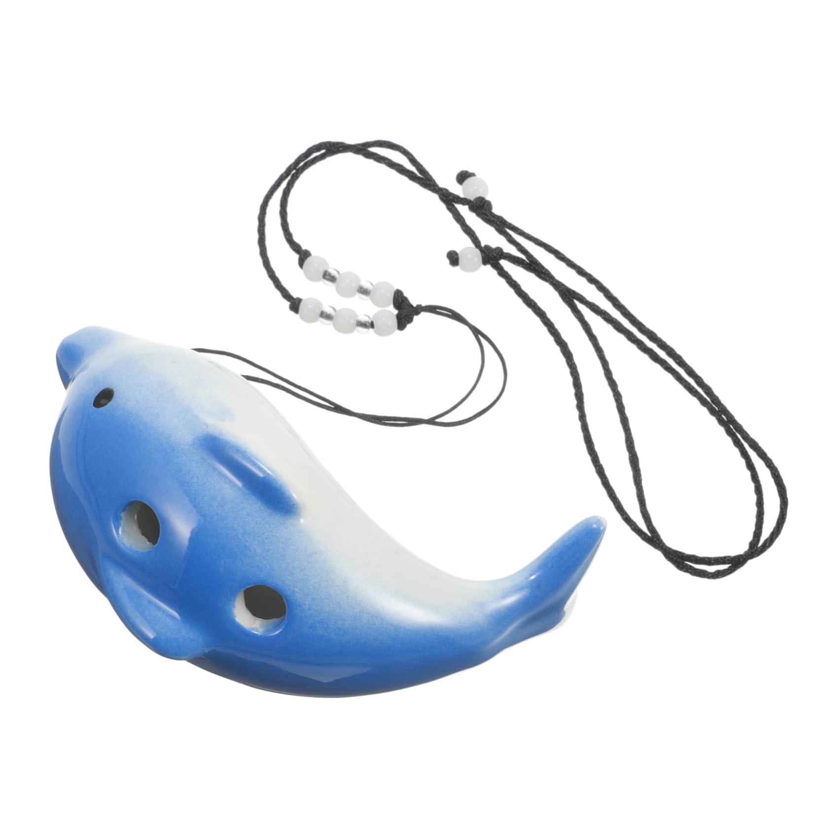 Levemolo Cute Ocarina Musical Instrument for Beginners Portable Dolphin Design present for Color Sound