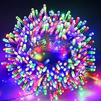 66-Ft 200-LED Multicolor 8-Modes Christmas String Lights only .14: eDeal Info