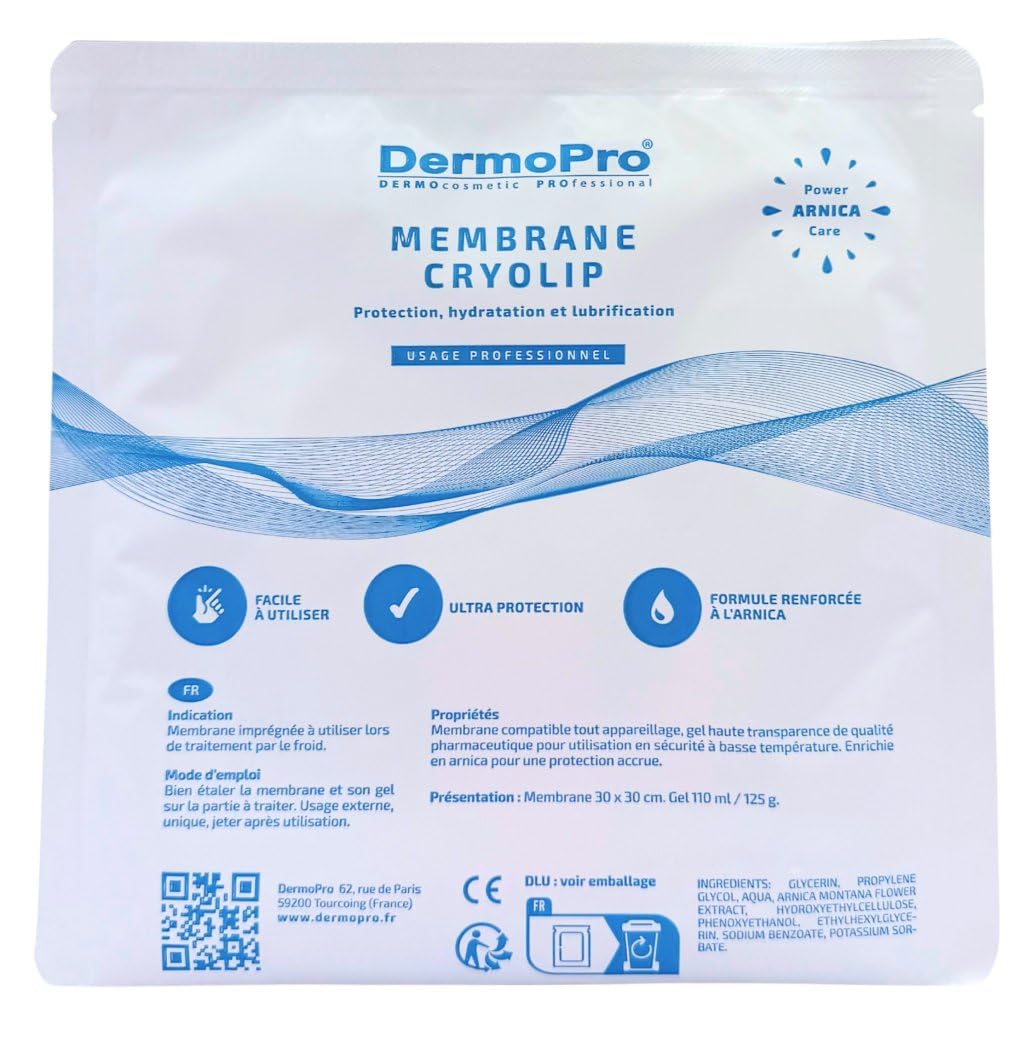 Membranas Anticongelante Arnica Power Care X 10 – Para Tratamientos con Criolipolisis. Calidad médica. Para cualquier aparato hasta -15°C