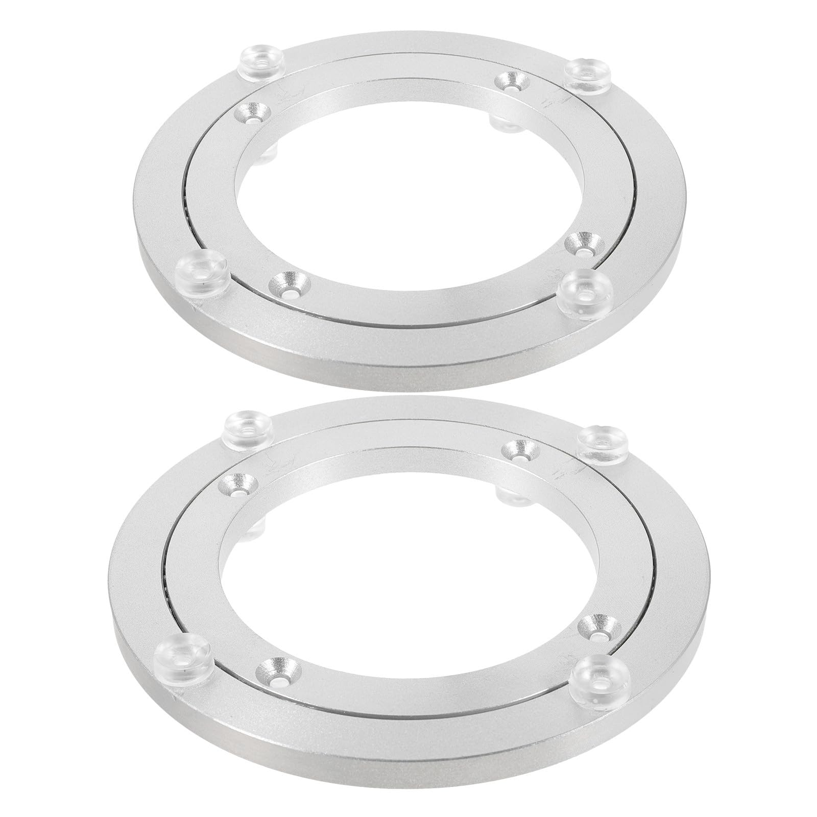 Base de rotation silencieuse en aluminium pour meuble et table stable | 2 pcs