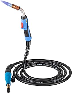 Happybuy 250Amp 15Ft Mig Welding Gun fit for Miller Welding Gun Torch Welder Gun M-25 Welding Torch Stinger Replacement fit for Miller M-25 Part Number 169598 fit 0.030"-0.035" Wire